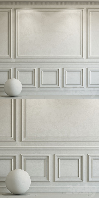 Decorative plaster with molding 215